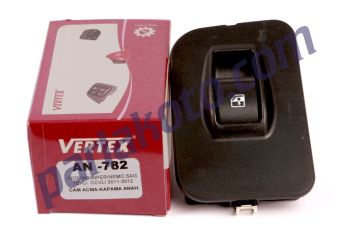 Vertex AN0782 Fiat Fiorino Peugeot Bipper Citroen Nemo Cam Kaldırma Anahtarı Tekli Sağ AN227