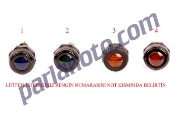Eng 040401 İkaz Lambası Yeni Model Dibsiz Kırmızı