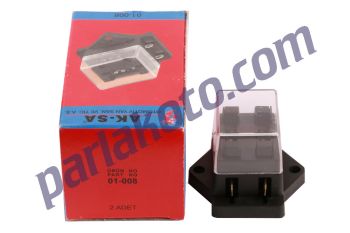 Aksa 01008 Bıçak Sigortalı Yeni Model 2 Li Sigorta Kutusu