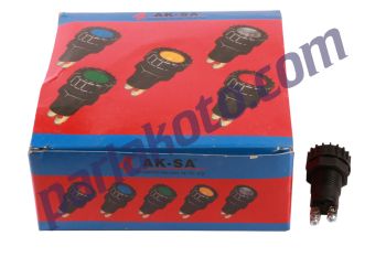 Aksa 13001 İkaz Göz Lambası Ampüllü Kırmızı 12V