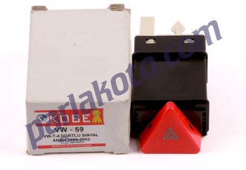 Kobe VW59 Volkswagen T4 Dörtlü Flaşör Anahtarı