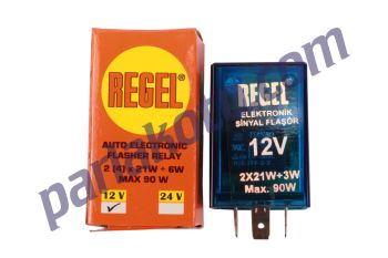 Regel Üniversal Flaşör Kablosuz 12V