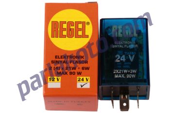 Regel Üniversal Flaşör Kablosuz 24V