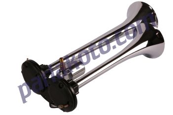 Dolphin 0002 Nikelajlı 12 Volt 2 Borulu Düz Korna