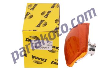 Farba 10838E Ön Sinyal Renault 9 Duysuz Turuncu Lens Sağ