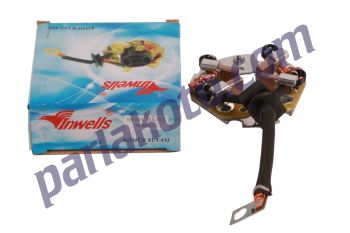 Inwells BHM8632 Mazda 323 Daihatsu Mitsubishi Marş Kömür Yuvası 12V Mitsubishi Tip