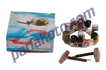 Inwells BHN5005 Mazda 4 Kömürlü Marş Kömür Yuvası 12V Nippondenso Tip