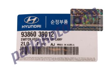 Mobis 9386039012 9386039003 Hyundai Accent Dizel Geri Vites Müşürü Otomatigi  93860-39003 93860-39012