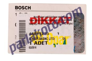 Opar 46811235 Fiat Doblo Punto Fiorino Alfa Romeo Opel Astra Corsa Combo Suzuki Turbo Basınç Sensörü Bosch 0281002510