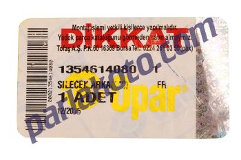 Opar 1354614080 Fiat Fiorino Tek Kapı Arka Silecek Süpürgesi Kollu Orjinal