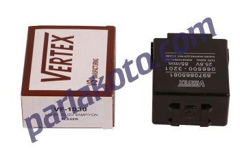 Vertex VF1030 Isuzu Şampiyon Flaşör 3 Uçlu 24V