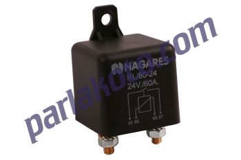 Nagares RL 80 24 Üniversal Ayaklı 60 Amper Role 24V  RL/80-24