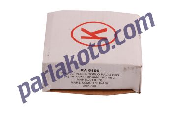 Ka 6196  Fiat Doblo Palio D6G Marş için Marş Kömür Yuvası 12V Valeo Tip 181849 BHV740