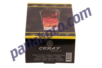 Çeray 7254773 Forklift Stop Lambası 4 Fonksiyonlu