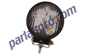 Inwells 012051 Led Spot Çalışma Lambası Yuvarlak 6 Ledli